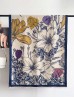 Floral Design Blanket Scarf